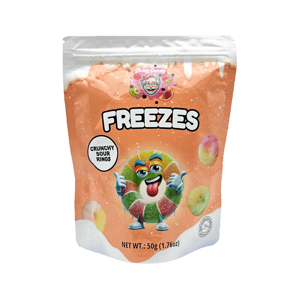 Chaos Candy Freezes Crunchy Sour Rings 50g
