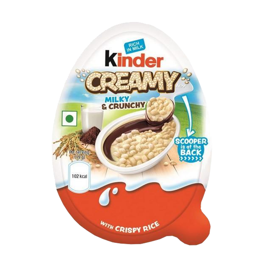 Kinder Creamy Milky & Crunchy 19g