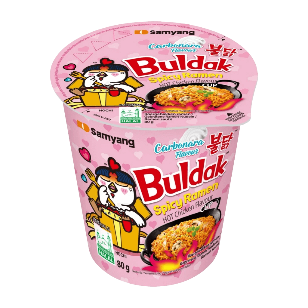 Buldak Carbonara Ramen Noodles Cup 80g
