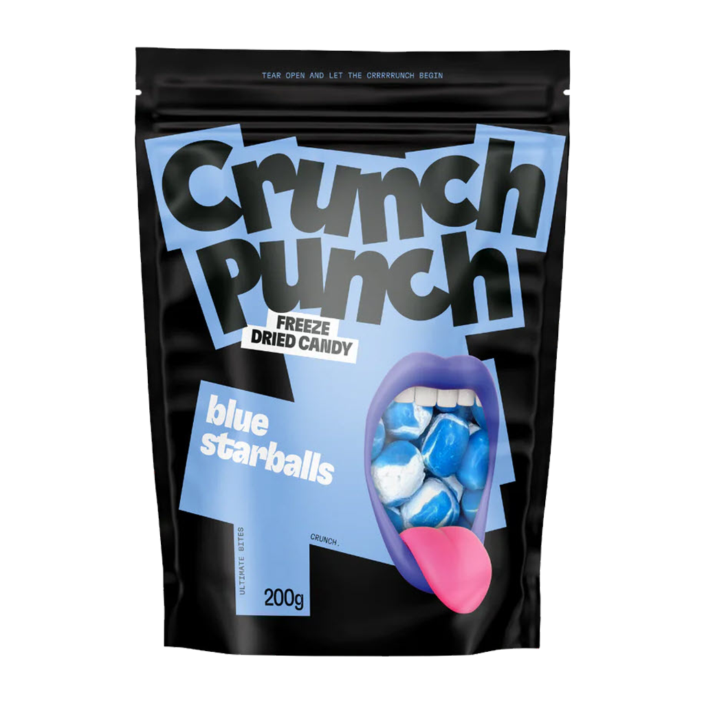 crunch punch freeze drie candy blue starballs
