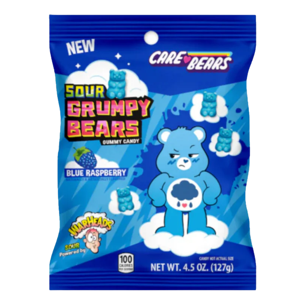 Warheads Sour Grumpy Bears 127g