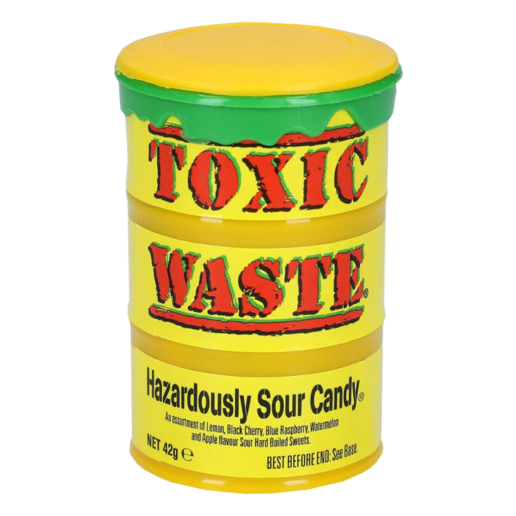 toxic waste hazardously sour candy