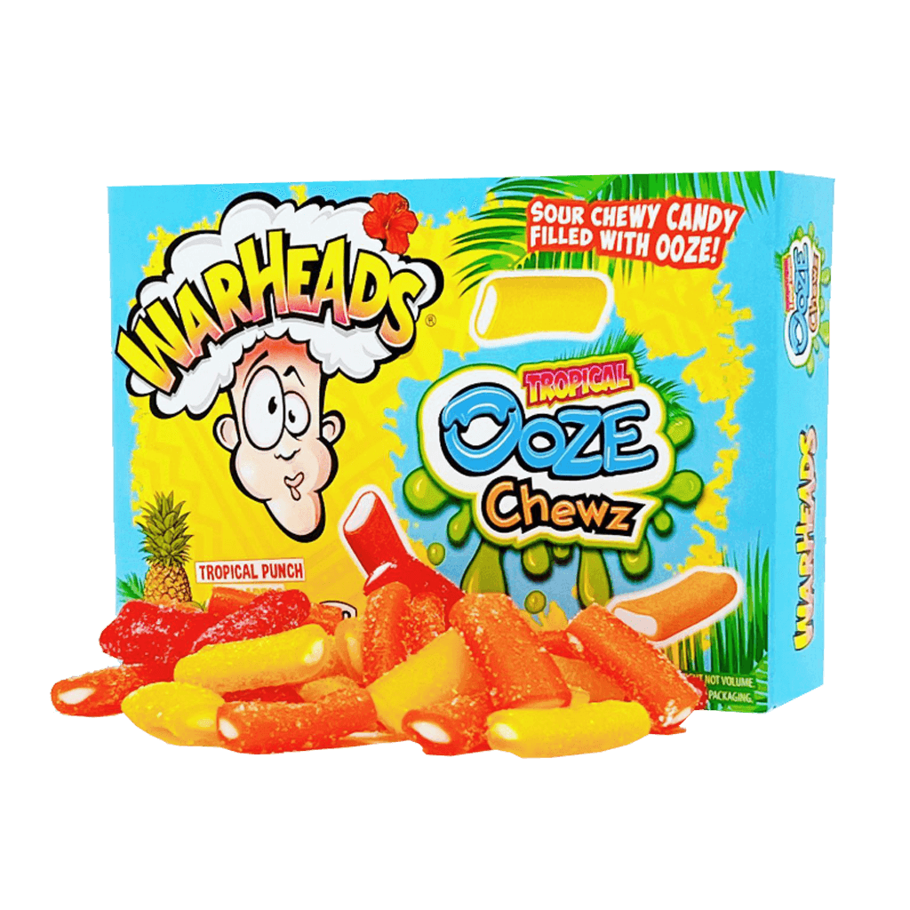 Warheads Ooze Chewz Tropical 85g