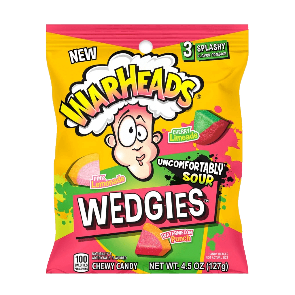 Warheads Sour Wedgies 127g