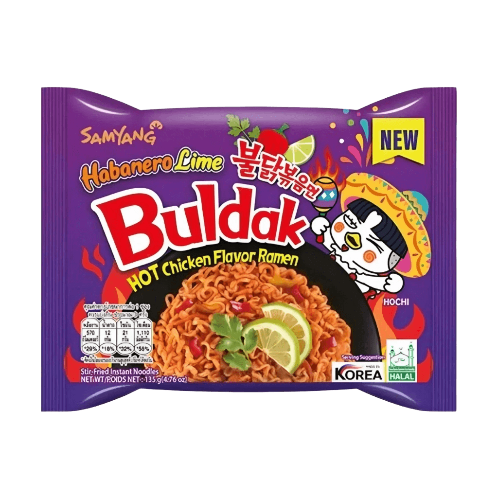 Buldak Habanero Lime Ramen Noodles 135g
