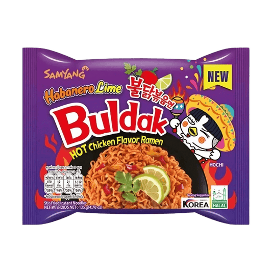 Buldak Habanero Lime Ramen Noodles 135g