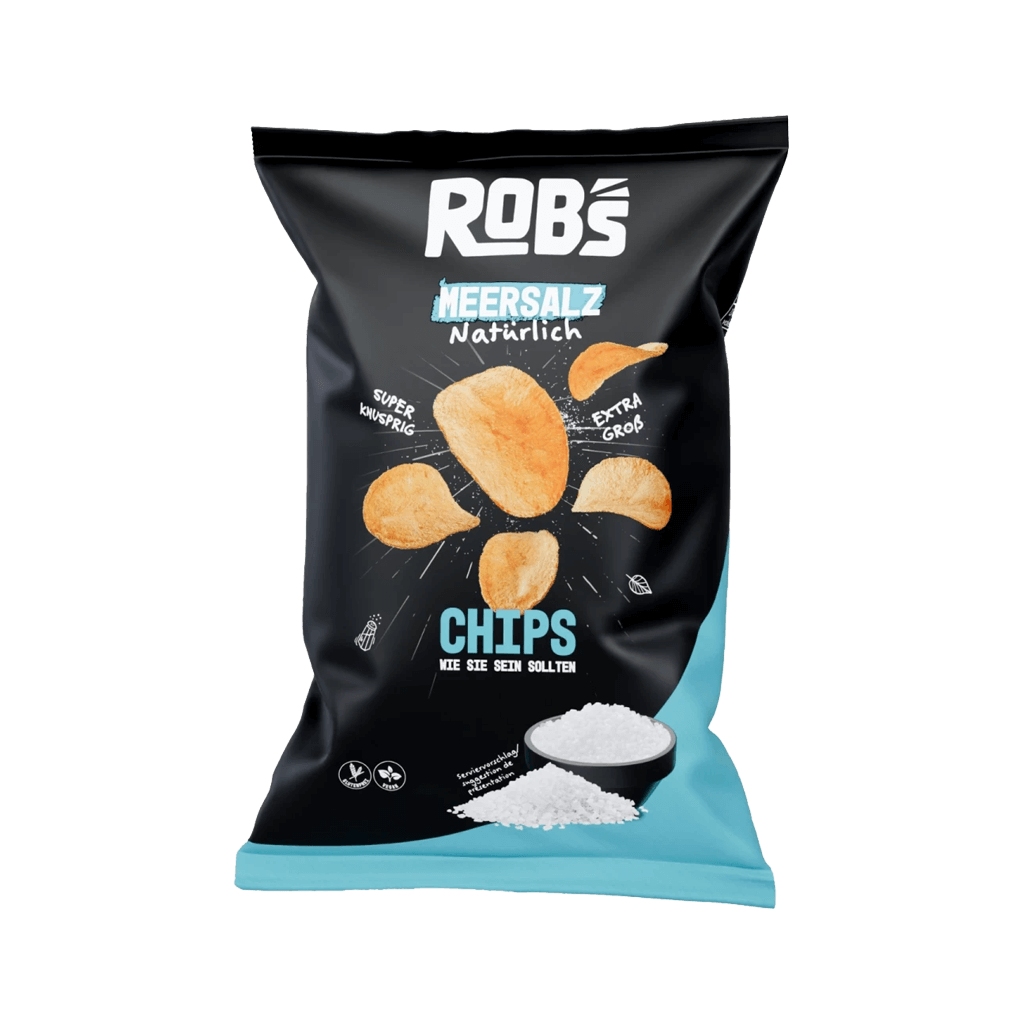 ROB's Chips Kesselchips Meersalz 45g