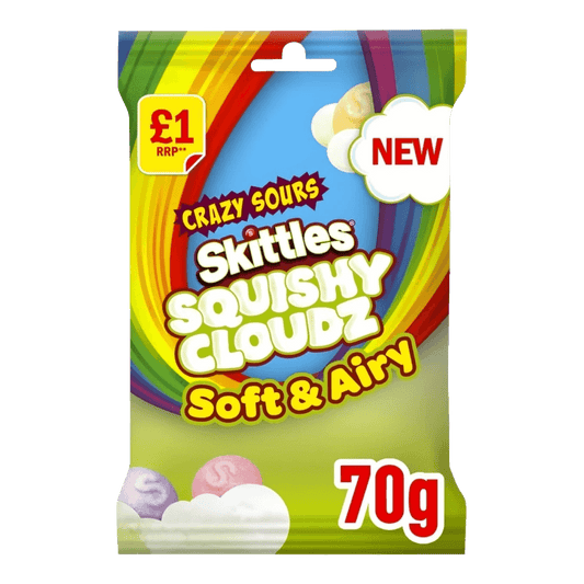 Skittles Squishy Cloudz Sours 70g