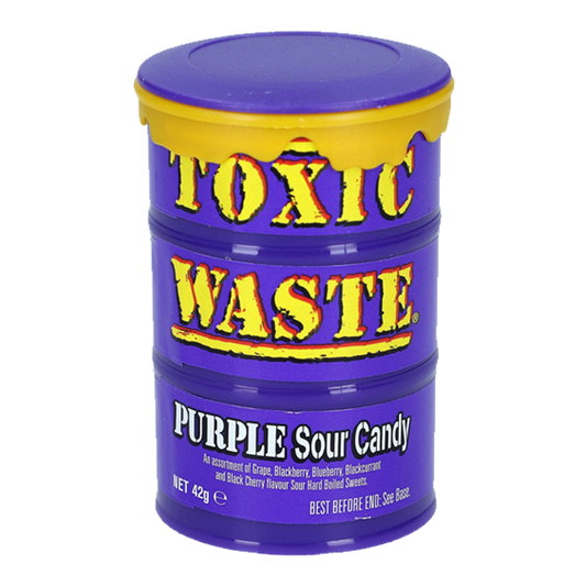 toxic waste purple sour candy